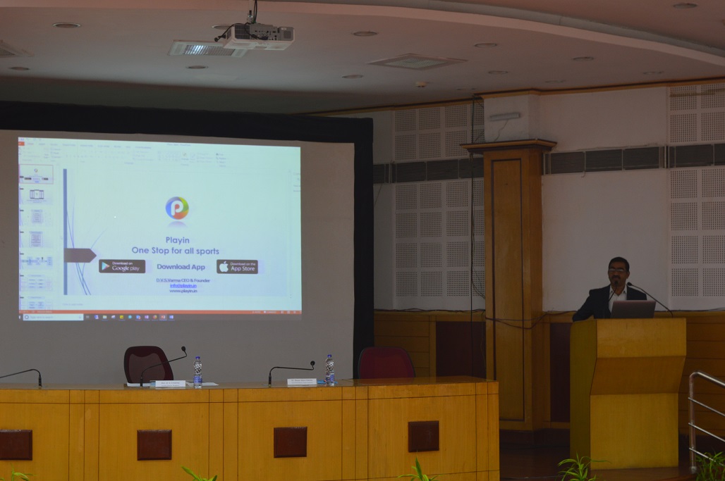 Deleberation of Shri. DVS.Varma,Founder -Director, Playin App Technologies, Bangalore during technical session-II